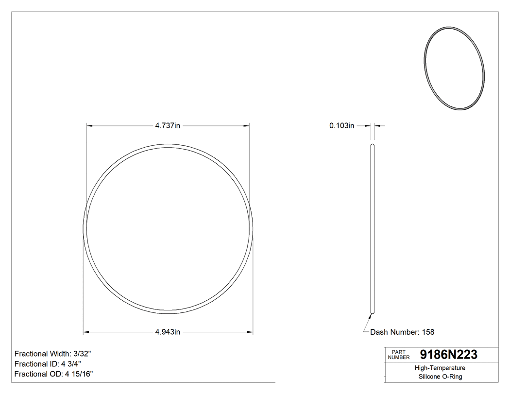 Technical drawing - 9186N223